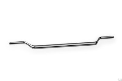 Tirador para mueble ovalado Valley 256 Black Nickel Polished