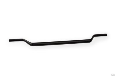 Tirador para mueble ovalado Valley 256 Metal Negro Mate