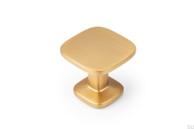 Perilla para muebles Big Gold de un cuarto de galón, cava cepillado