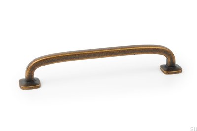 Tirador para mueble alargado Quart Big 160 Rustic Gold