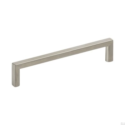 Tirador para mueble alargado Soft 128 Plata cepillado