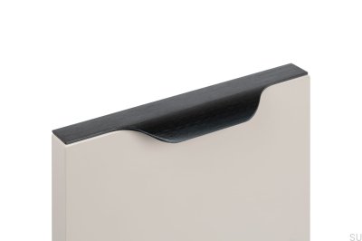 Tirador para mueble Vector edge 0434 147 Aluminio Negro Cepillado