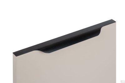 Tirador para mueble Vector edge 0434 347 Aluminio Negro Cepillado