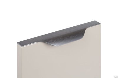 Tirador para mueble Vector edge 0434 397 Aluminio Cepillado Gris