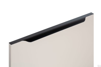 Tirador para mueble Vector edge 0434 497 Aluminio Negro Cepillado