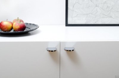 Pomo para mueble Globe 50 Acero inoxidable cepillado