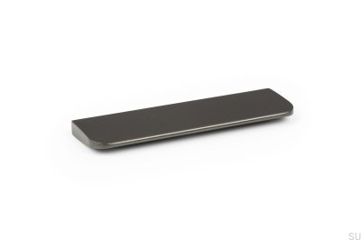 Tirador para mueble rectangular Peak 64 Aluminio Gris metalizado