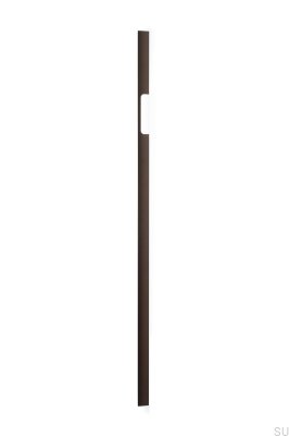 Tirador para mueble alargado Peak 1120 Aluminio Marrón Metalizado