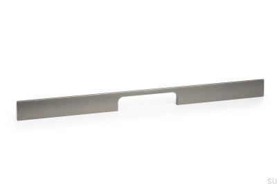 Tirador para mueble alargado Peak 768 Aluminio Gris Metalizado