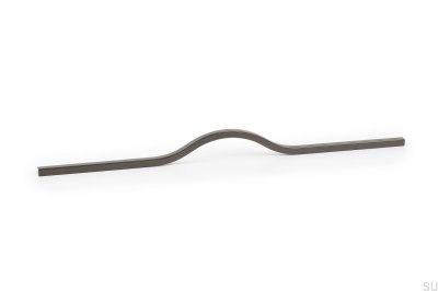 Tirador para mueble alargado Brave 320 Aluminio Gris Metalizado