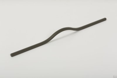 Tirador para mueble alargado Brave 320 Aluminio Gris Metalizado