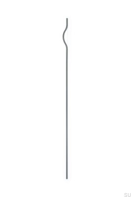Tirador para mueble alargado Brave 992 Aluminio Gris Metalizado (asimétrico)
