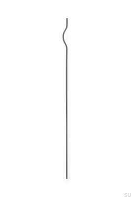 Tirador para mueble alargado Brave 992 Aluminio Marrón Metalizado (asimétrico)