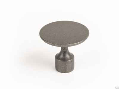 Pomo para mueble Floid gris antiguo