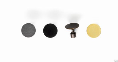 Pomo para mueble Floid gris antiguo