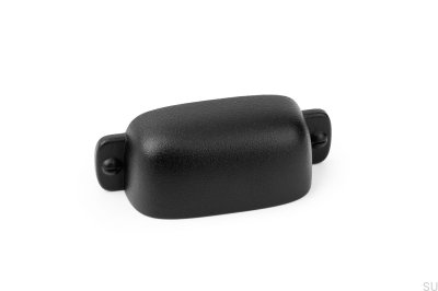 Tirador para mueble concha Firm 64 Metal Negro