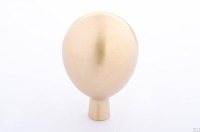 Pomo para mueble Drop 28 Latón Cepillado Sin pintar