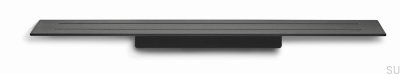 Estante de baño simple 7024 Revestimiento PVD negro