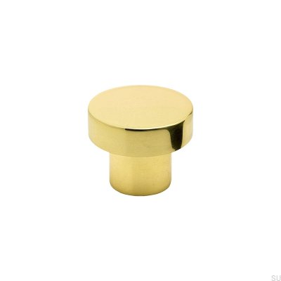 Pomo para mueble Mood 25 Latón Pulido y Lacado