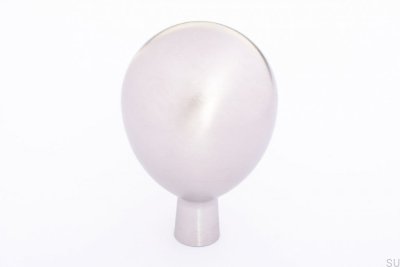Pomo para mueble Drop 28 Acero inoxidable cepillado