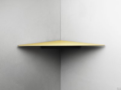 Estantería de esquina para baño 7212 Revestimiento PVD oro