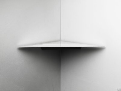 Estante de baño de esquina 7211 acero pulido