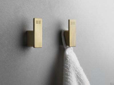 Colgadores de pared 7072 Recubrimiento PVD Oro (2 piezas)