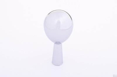 Colgador de pared Drop 40 acero plateado pulido