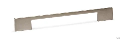 Tirador para mueble alargado Dino 288/320 Níquel Cepillado
