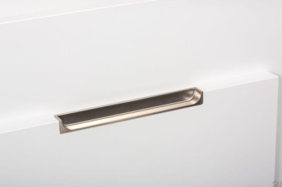 Tirador para mueble empotrado Hide 180 Níquel Cepillado