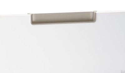 Tirador para mueble empotrado Nest 206, níquel cepillado