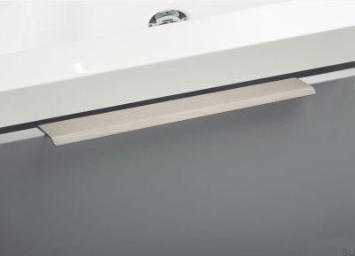 Tirador para mueble Edge Curve 128 Anodizado Mate