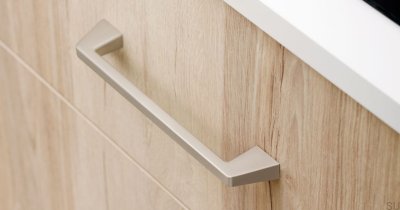 Tirador para mueble alargado Kado 320 Níquel Cepillado