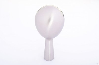 Colgador de pared de acero cepillado plateado Drop 56