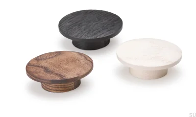 Pomo para mueble Echo Madera Sin Barnizar
