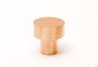 Pomo para mueble Dot 18 Latón Cepillado Sin pintar