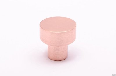 Pomo para muebles Dot 18 Cobre cepillado sin pintar