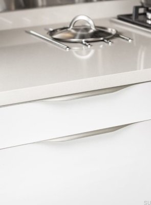 Tirador para mueble Edge Forma 0251197 Aluminio Plata Cepillado