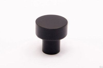 Pomo para mueble Dot 18 Aluminio negro