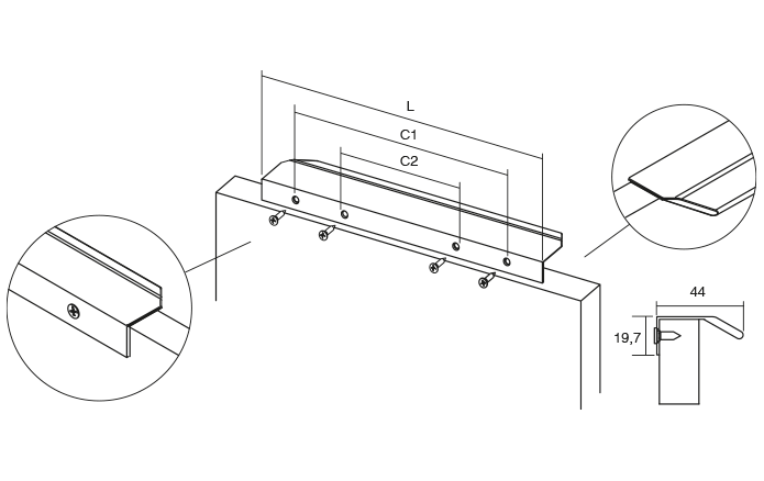 03751120L04--Uchwyt-meblowy-krawędziowy-Vann-1200-Anodyzowany-Matowy-Viefe-Skandynawskie-Uchwyty-rysunek-techniczny