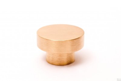 Pomo para mueble Dot 30 Latón Cepillado Sin pintar