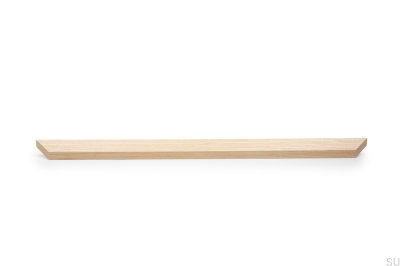 Tirador para mueble longitudinal Barcco 480 madera fresno