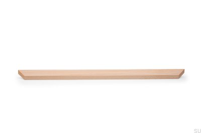 Tirador para mueble alargado Barcco 480 Madera Haya Sin barnizar