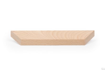 Tirador para mueble alargado Barcco 160 Madera Haya Sin Barnizar