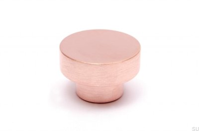 Pomo para mueble Dot 30 Cobre Cepillado Sin pintar