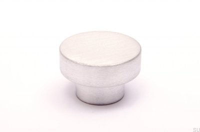 Pomo para mueble Dot 30 Aluminio cepillado
