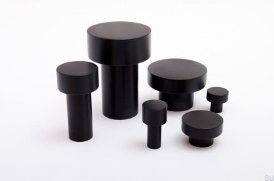 Pomo para muebles Dot 30 Aluminio negro