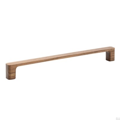 Tirador para mueble alargado Sans 224 Madera Nogal