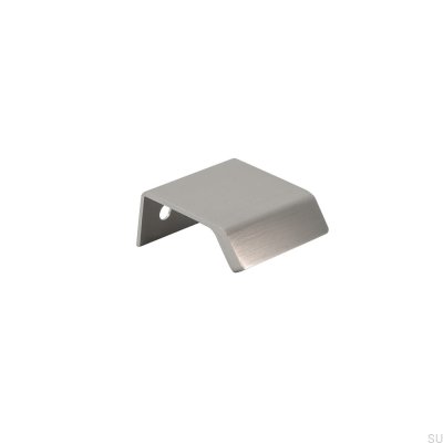 Tirador para mueble Side 40 Aluminio Plata canto cepillado