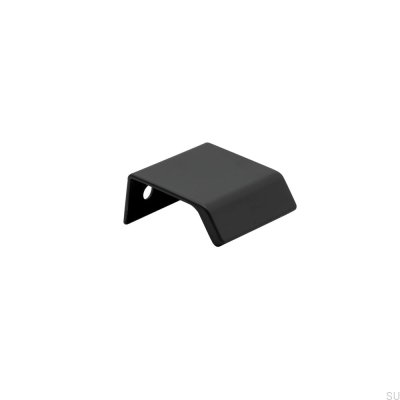 Tirador para mueble Edge Side 40 Aluminio Negro Mate
